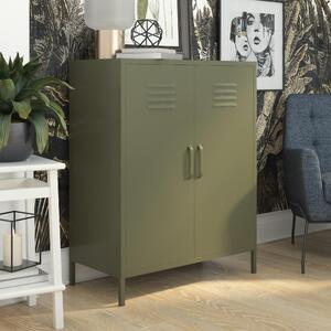 Bradford 2 Door Metal Storage Cabinet Olive