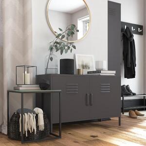 Bradford 2 Door Metal Accent Cabinet Grey