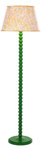 Dar Lighting Spool Floor Lamp Base Only In Green Finish