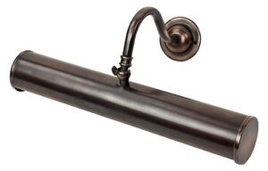 Bowood Dark Antique Bronze 35cm Solid Brass Picture Light