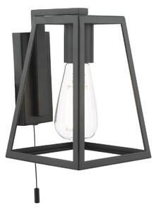 Dar Lighting Claudia Wall Light In Matt Black Finish