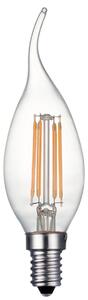 Dar Small Edison Screw 4 watt LED Coup De Vent Candle Lamp Warm White 400 lumens 2700 K