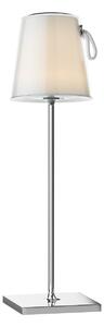 Dar Lighting Egor Colour Changing LED Table Lamp In Polished Chrome Finish