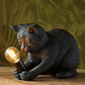Endon 107390 Kitten Table Lamp In Matt Black Finish