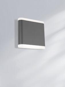 Firstlight 4137GP Pisa Square LED Outdoor Wall Light In Graphite Finish IP65