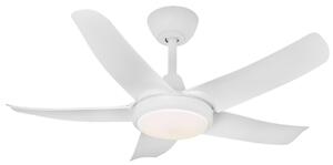 Fantasia 117759 Luna 40" Ceiling Fan In Matt White Finish With Light