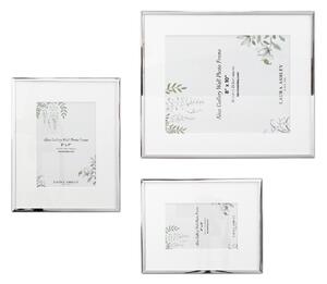 Laura Ashley Alisa Gallery Wall Photo Frames In Polished Silver Set Of 3