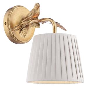 Laura Ashley Egelton Wall Light In Aged Brass With Shade LA3756615-Q