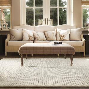 Fusion Textured Wool Rug Ivory