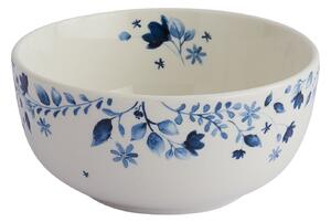 Indigo Meadow Porcelain Cereal Bowl blue