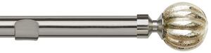 28mm Dynasty Eyelet Curtain Pole Satin Silver