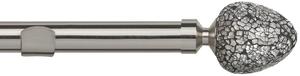 Alexia 28mm Eyelet Curtain Pole Satin Silver