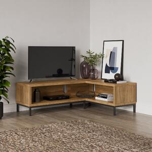 Fulton Open Corner TV Unit Pine for TVs up to 55" Brown