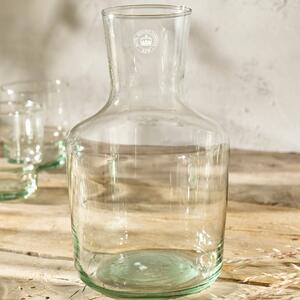 Kew Living Jewels Recycled Carafe Etched Logo Clear