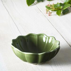 Set of 2 MM Living Scallop Small Dip Bowls Green