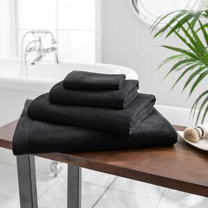 Hotel Luxurious Cotton Towel Black Black