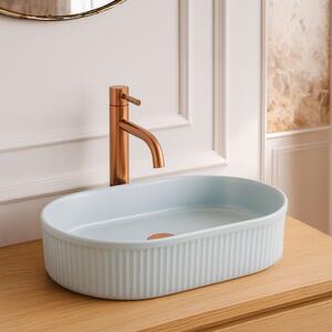 Countertop washbasin Rea Vanda Baby Blue Matt
