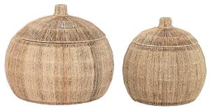 Basket set DKD Home Decor 55 x 55 x 45 cm Tropical Jute