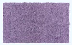 Homescapes Luxury Reversible Lilac 100% Cotton Bath Mat, 50 x 80 cm, Machine Washable, Super Absorbent, Soft and Hand-Tufted, Eco Friendly