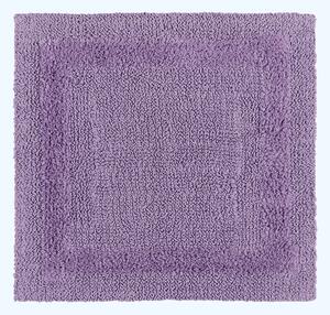 Homescapes Luxury Reversible Lilac 100% Cotton Shower Mat, 50 x 50 cm, Machine Washable, Super Absorbent, Soft and Hand-Tufted, Eco Friendly