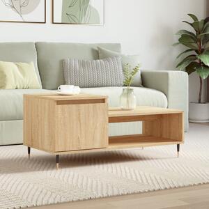 Coffee Table Sonoma Oak 100x50x45 cm Engineered Wood