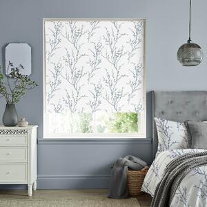 Laura Ashley Pussy Willow Thermal Blackout Ready Made Roller Blind Off White-Seaspray