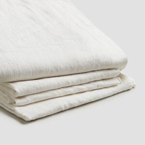 White 100% Linen Sheet Set | Single | Piglet in Bed