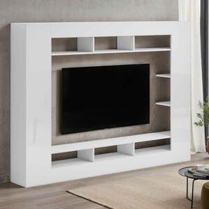 Inverness High Gloss Entertainment Unit In White