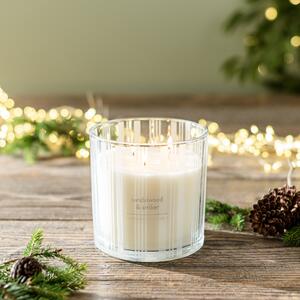 Sandalwood Candle Clear