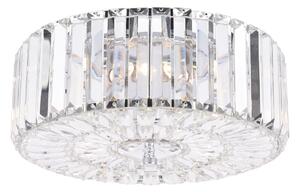 Laura Ashley Fernhurst 3 Light Crystal Flush Ceiling Light In Polished Chrome Finish LA3756211-Q
