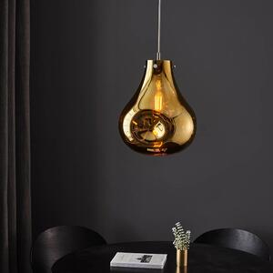 Morrison Blown Glass Pendant Ceiling Light In Gold