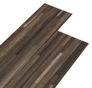 PVC Flooring Planks 5.02 m² 2 mm Self-adhesive Striped Brown