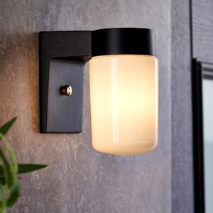 Elements Taylor Industrial Outdoor Wall Light Black