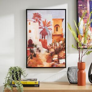 Tropical Framed Canvas MultiColoured