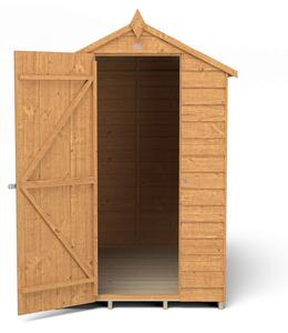 6x4ft Forest Overlap Dip Treated Apex Shed - No Window