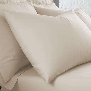 Serene Plain Dye Pair of Housewife Pillowcase Housewife Natural