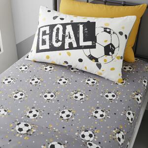 Bedlam Goal Bed Linen Fitted Sheet Single Gold