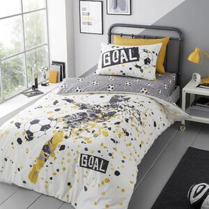 Bedlam Goal Duvet Cover Bedding Set Gold