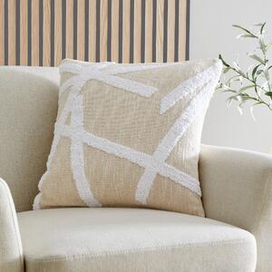 Appletree Otto Geo Filled Cushion 43cm x 43cm Natural