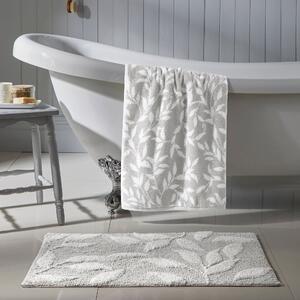 Dreams & Drapes Sandringham Leaf Towel Grey