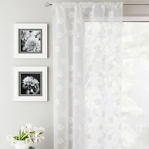 Sienna Ready Made Single Voile Curtain White