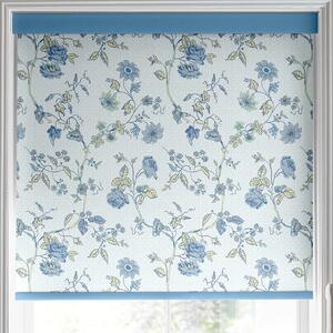 Laura Ashley Rambling Rector Translucent Made To Measure Roller Blind Blue Sky