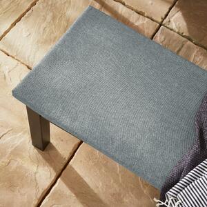Elements Textured Water Resistant Bench Pad Shaded Grey