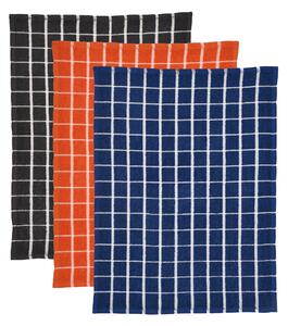 Set of 3 Elements Tea Towels MultiColoured