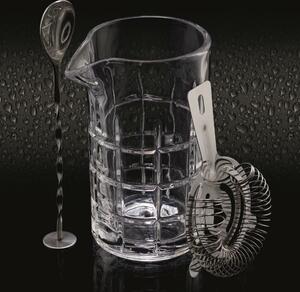 BarCraft Cut Glass 500ml Cocktail Mixing Set Clear