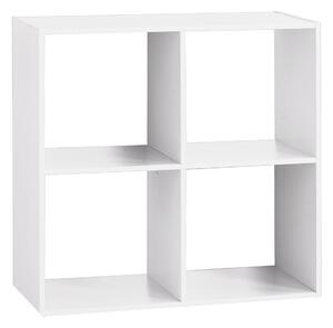 Mix and Modul Cube Organiser 4 Shelf Unit White