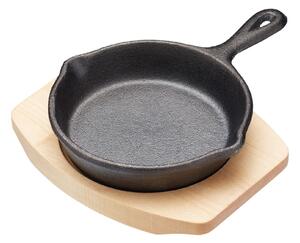Artesà Cast Iron Mini Round Frying Pan Black
