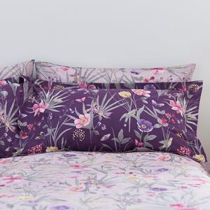 Fleur 100% Cotton Oxford Pillowcase Purple