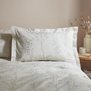 Chiltern Sketch Floral Oxford Pillowcase Natural