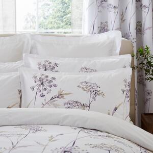 Dorma Purity Meadow Mauve Oxford Pillowcase Pair Mauve